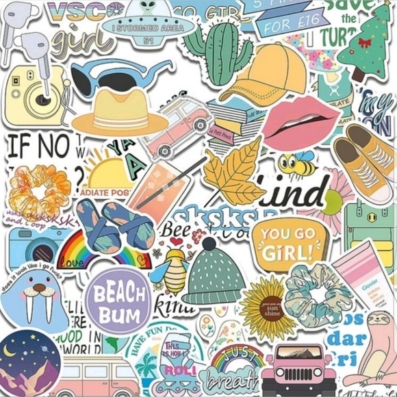 50 Stickers | No Repeats | Matte Finish | Reusable | Waterproof | Durable - Picture 4 of 9